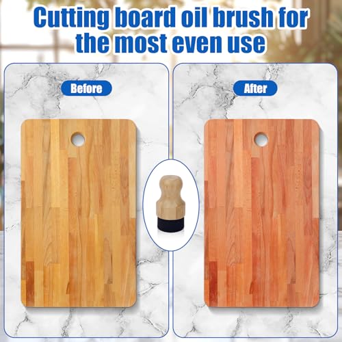 Wooden Cutting Board Oil Wax Applicator with Lid - BOXOB
