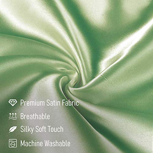 Tyfitb Satin Pillowcase Set - King Size, Cooling & Hypoallergenic - 2-Pack