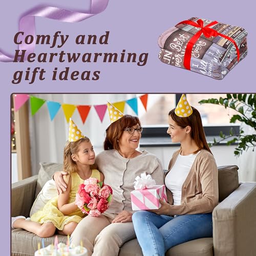 60x80 Inch Nana Gifts Blanket for Grandma - Best Nana Ever Gift from Grandkids