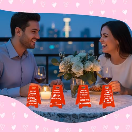 4 PCS Romantic Desk Decorations for Valentine's Day Gifts