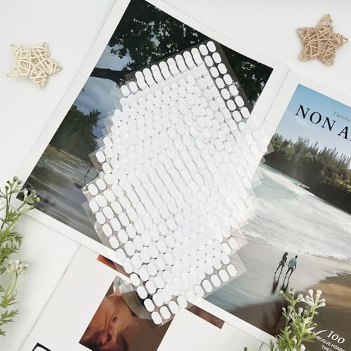Gmlawsc 1000PCS Double-Sided Nail Adhesive Tabs Pre-Cut Sticky Tape for False Tips & Practice