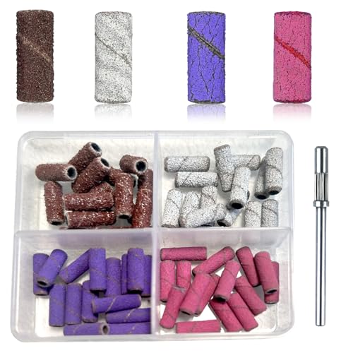 Poliman Mini Nail Drill Sanding Bands Kit with 3.1mm Mandrel