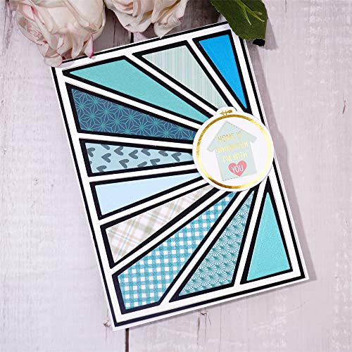 DDeehs Metal Cutting Dies Rectangle and Square Frames for Card Making Scrapbooking