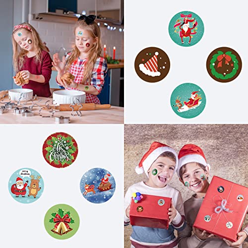 504 PCS Christmas Stickers - Snowman, Elf, Reindeer & More