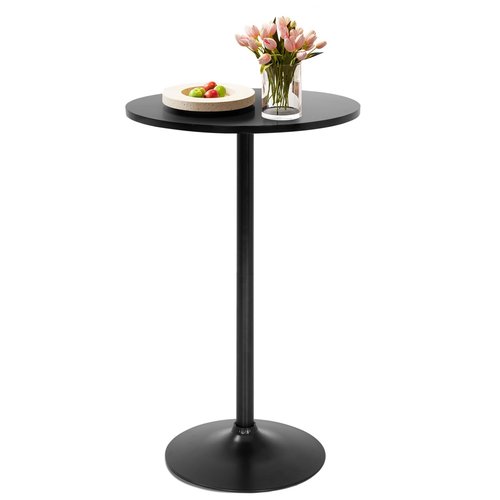 FDW Bistro Pub Table 40 Inch Height Cocktail Table Round Bistro Bar Table for Home, Kitchen Dining and Restaurant