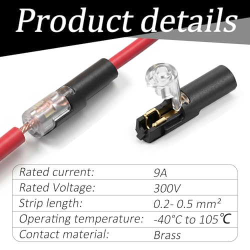 20 Pcs Wire Connectors & Wire Stripper Kit for 22-20 AWG