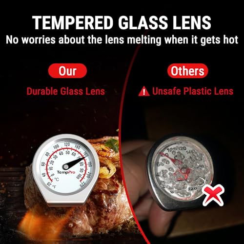 TempPro Analog Instant Read Meat Thermometer with Protective Sheath