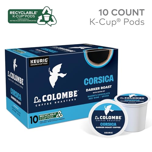 La Colombe Corsica Dark Roast Coffee K-Cup Pods - 10 Count, Single Serve