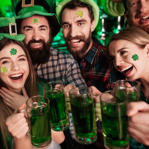 St. Patrick's Day Temporary Tattoos Shamrock Clover Irish Party Favors
