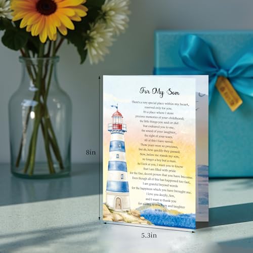 Sentimental Father's Day Card for Adult Son from Parents