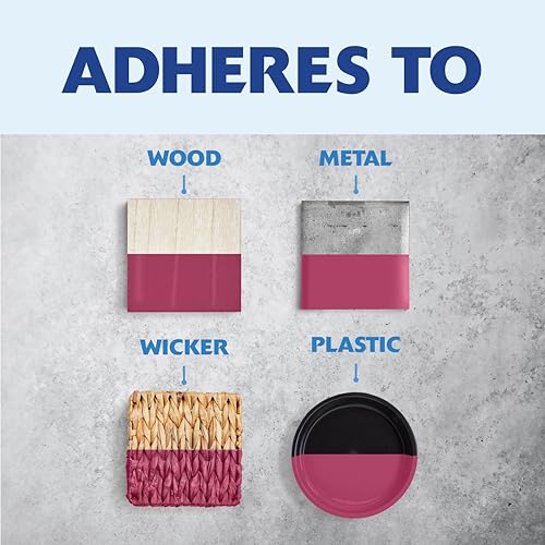 Rust-Oleum Painter's Touch 2X Ultra Cover Spray Paint, Satin Magenta, 12 oz (2 Pack)
