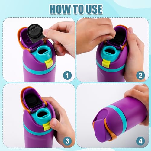 3pcs Replacement Stopper for Owala FreeSip 24/32oz, Water Bottle Top Lid Gasket Parts for Owala 16/19/24/32/40oz Seal Bottle Cap Mouth Silicone Bottle Gasket Plug Accessories, BPA Free(3 Colors)