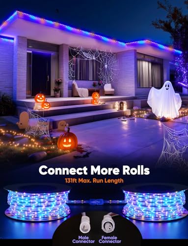 LED Strip Lights RGB+IC with Warm & Cool White, 65ft/20m