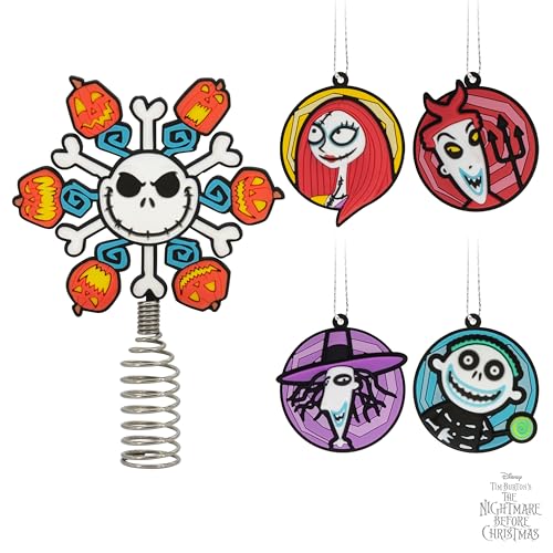 Nightmare Before Christmas Mini Tree Topper & Ornaments Set