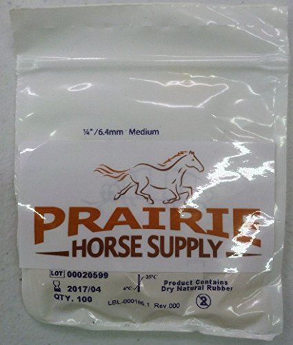 Prairie Horse Supply Orthodontic Rubber Bands 1/4 Inch 100 Pack with Placer