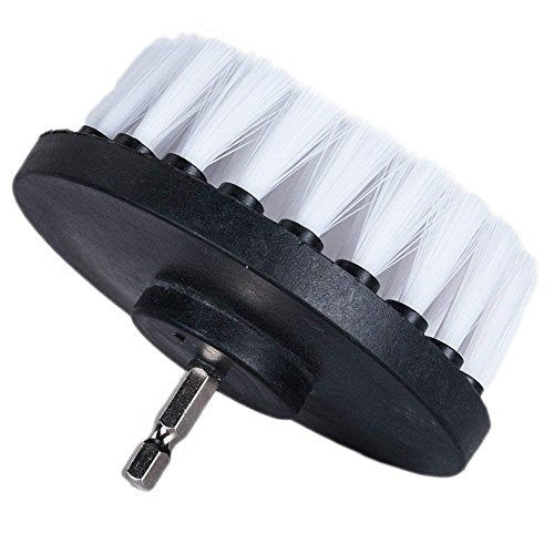 5-Inch Soft Bristle Drill Brush with Quick Change Shaft