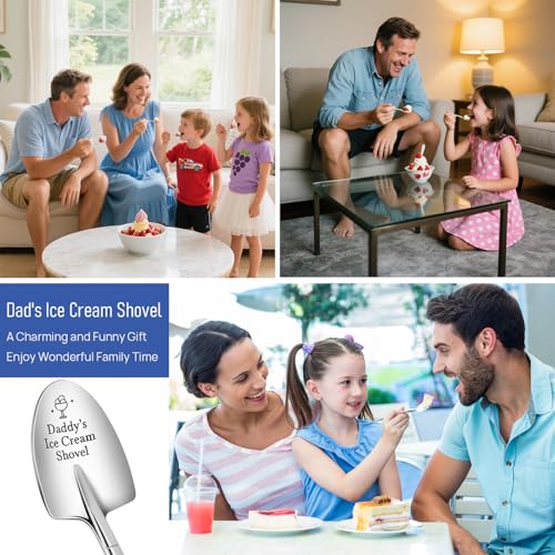 Daddy's Ice Cream Shovel - Unique Gift for Dad & Grandfather