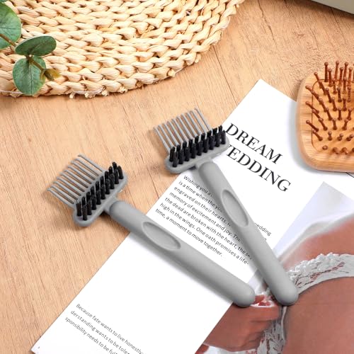 Yuanchu 2-in-1 Hair Brush Cleaner Tool - Dual-Sided Grey Comb