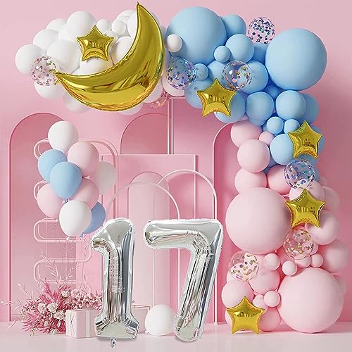 40 Inch Silver Number 51 Foil Balloon for Birthday & Wedding