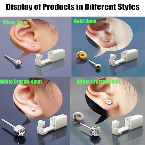 Disposable Ear Piercing Kit with Preloaded Studs - 2 Pack