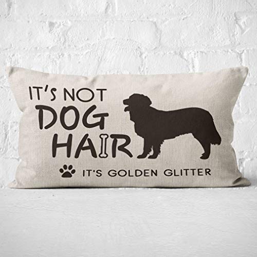 Golden Retriever Throw Pillow Cover - 18x18 Decorative Cushion