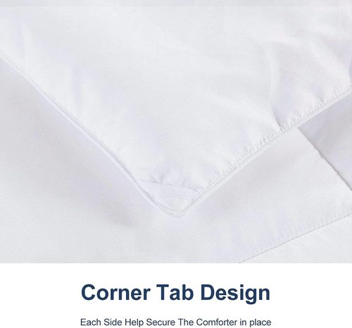 ACCURATEX Queen Duvet Insert Comforter - 400GSM Fluffy Down Alternative, Heavyweight & Warm | Machine Washable, White, 90x90