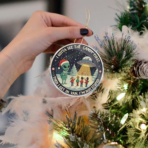 Funny Adult Christmas Ornament Gag Gift - 3.6 in Acrylic Decor