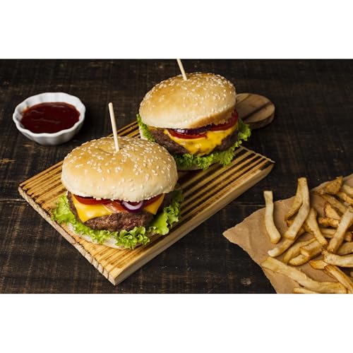 HIC Kitchen Natural Bamboo Skewers for Grilling and Appetizers, 100 Count