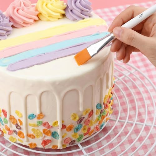 6-Piece Food-Safe Cake Painting Brushes Set for Decorating
