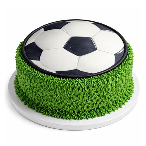 Dekora Edible Soccer Ball Cake Topper - 7 Inch Sports Birthday Decoration
