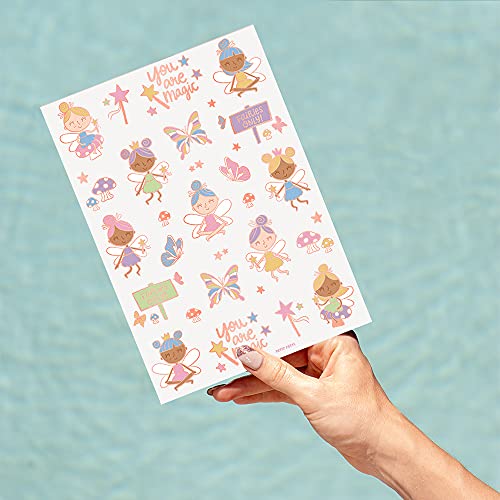 xo, fetti fairy temporary tattoos – 42 glitter styles for magical birthday party favors and woodland celebrations