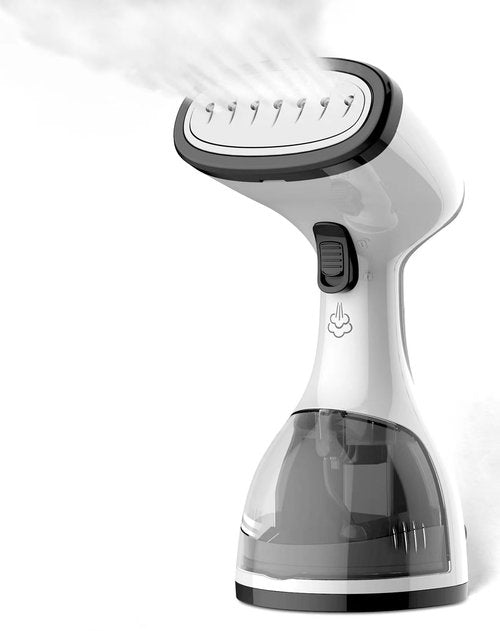 Steamer for Clothes, Kolohoso 1500W Fast Heat Up Handheld Garment Steamer, Portable Travel Clothing Fabric Steamer with Upgraded Nozzle and 260ml Water Tank (Grey)