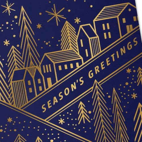 Hallmark Christmas Boxed Greeting Cards with Envelopes 40-Pack Season's Greetings