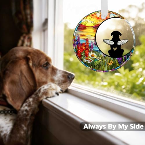 Japrex Personalized Dog Memorial Ceramic Ornament Loss Sympathy Gift 3"