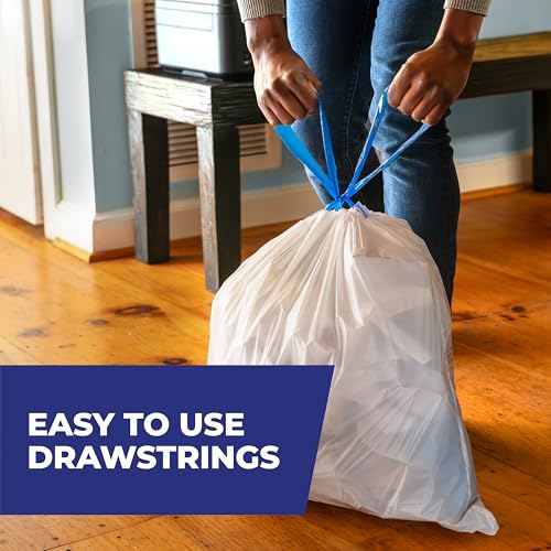 Hefty 8 Gallon Trash Bags, Fabuloso Watermelon Scented, Drawstring, 312 Pack
