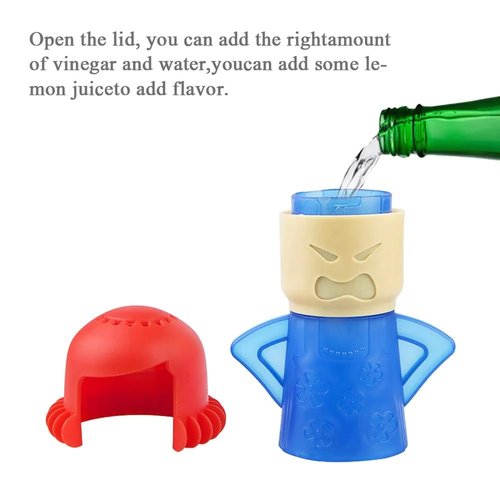 Minecook Microwave Cleaner Easily Crud in Minutes Steam Cleans with Vinegar and Water for Kitchen Gifts (Color Random)
