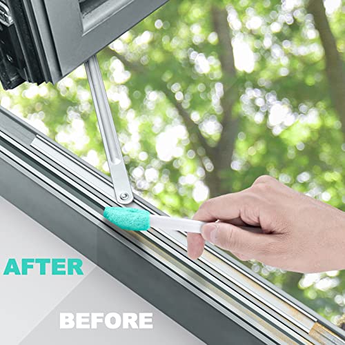 Lumkew 8-Piece Crevice Cleaning Brush Set for Tight Spaces and Small Gaps