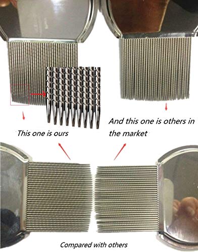 Professional Stainless Steel Pet Grooming Comb 2-Pack