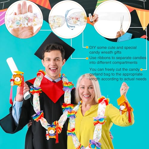DIY Graduation Candy Lei Kit with Mini Bears and Ribbons