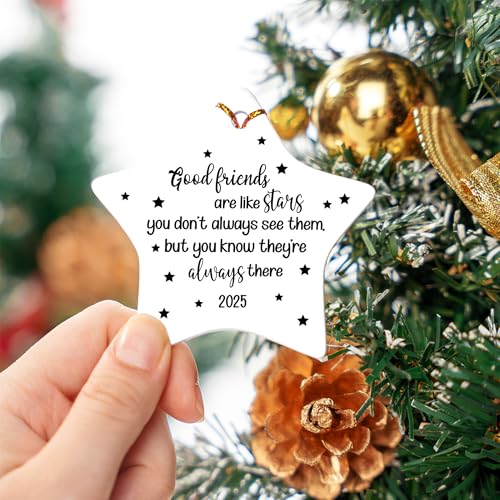 Brevnex Best Friend Ceramic Christmas Ornament Keepsake Gift