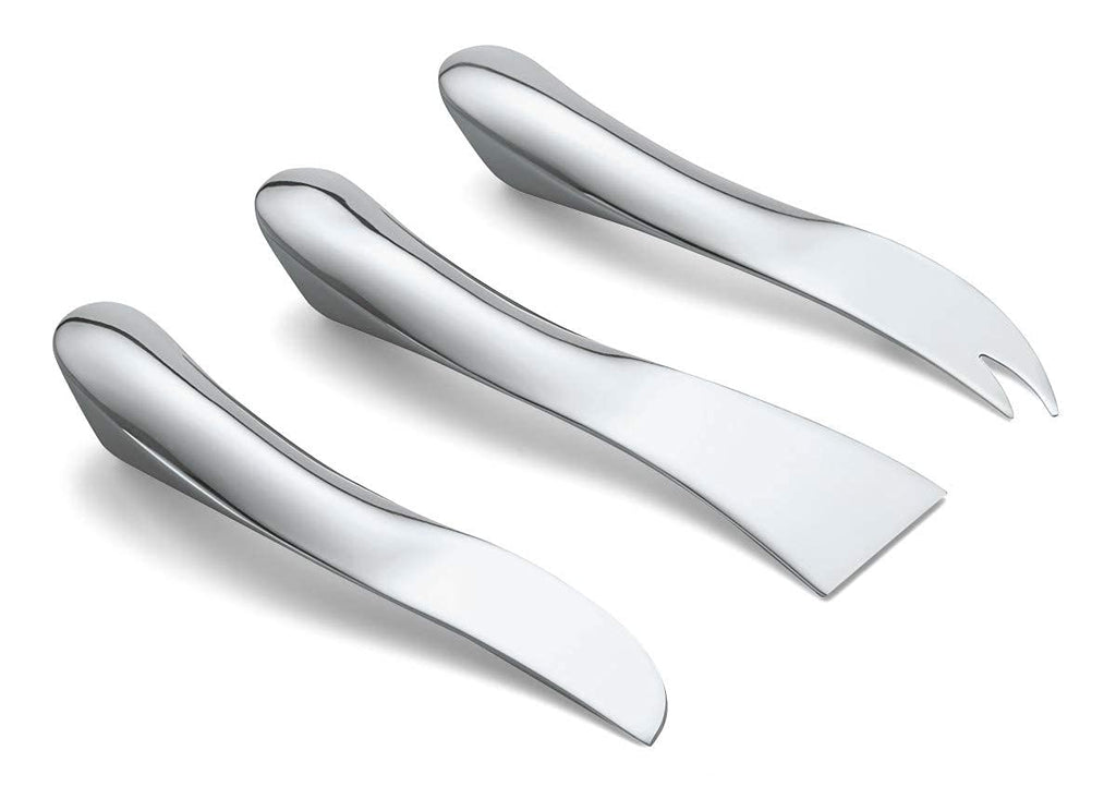 Philippi Set of 3 Wave Cheese Knives
