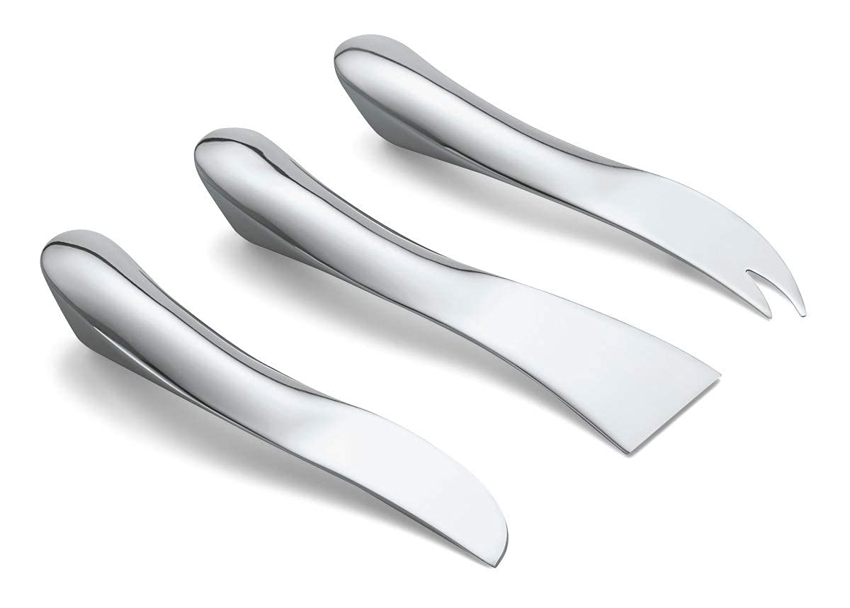 Philippi Set of 3 Wave Cheese Knives