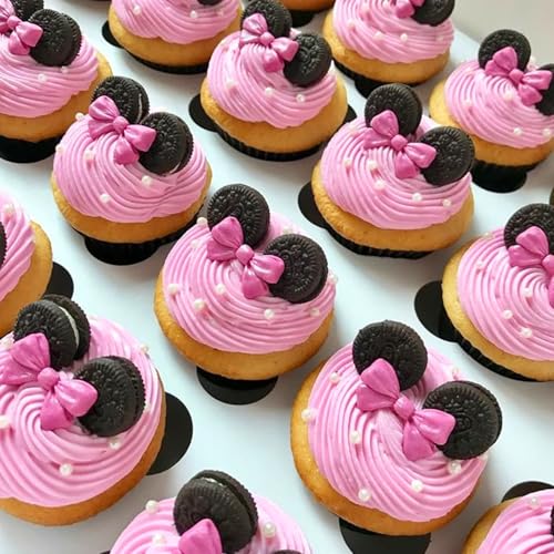 96 Cavities Bow Chocolate Silicone Mold Set - Mini Bow Candy & Cake Decorations