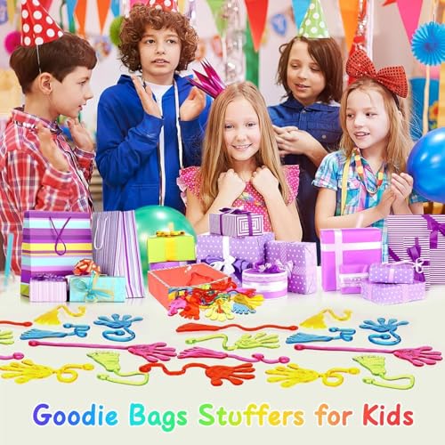 30 PCS Sticky Hands Party Favors - Stretchy Classroom Prizes & Goodie Bags
