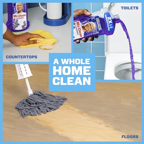 Mr. Clean 2X Concentrated All Purpose Cleaner, Lavender, 41oz