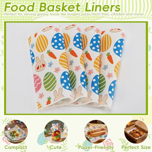 100Pcs 7x7 Inch Greaseproof Wax Paper Sheets for Food Wrapping