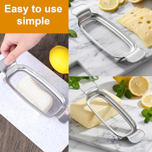 Josojoou Handheld Butter Cutter Slicer with 6mm Spacing