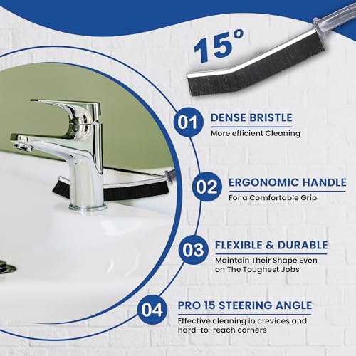Multifunctional Crevice Cleaning Brush Set - 7 Pcs for Tight Spaces