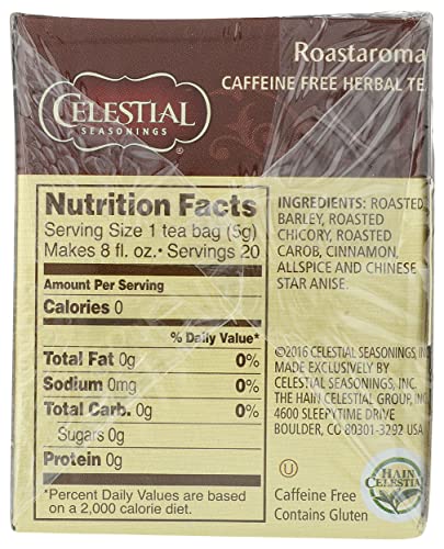 Celestial Seasonings Roastaroma Herbal Tea, 20 Count