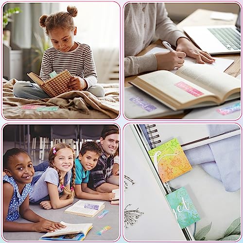 12 Inspirational Bookmarks Set - Colorful Motivational Designs